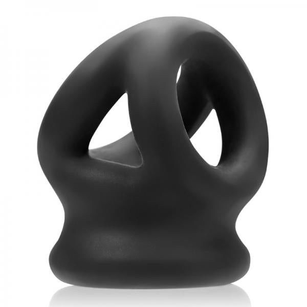 Oxballs Tri-squeeze Cocksling/ballstretcher, Black Ice - Men's Toys - www.Coyha.com