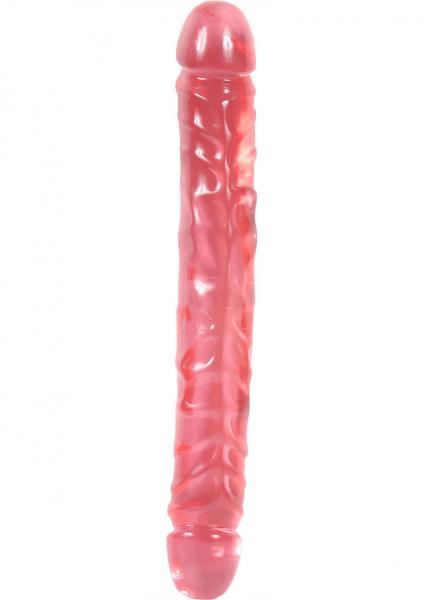 Jellies Jr Double Dong 12 Inch - Pink - Dildos - www.Coyha.com