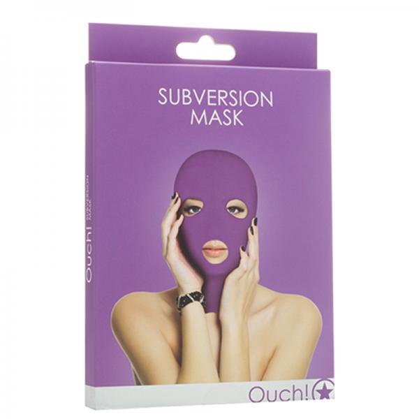 Ouch! Subversion Mask - Purple - Bondage - www.Coyha.com