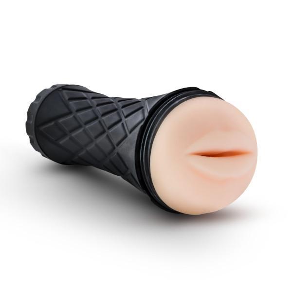 M For Men The Torch Luscious Lips Beige Stroker - Men's Toys - www.Coyha.com