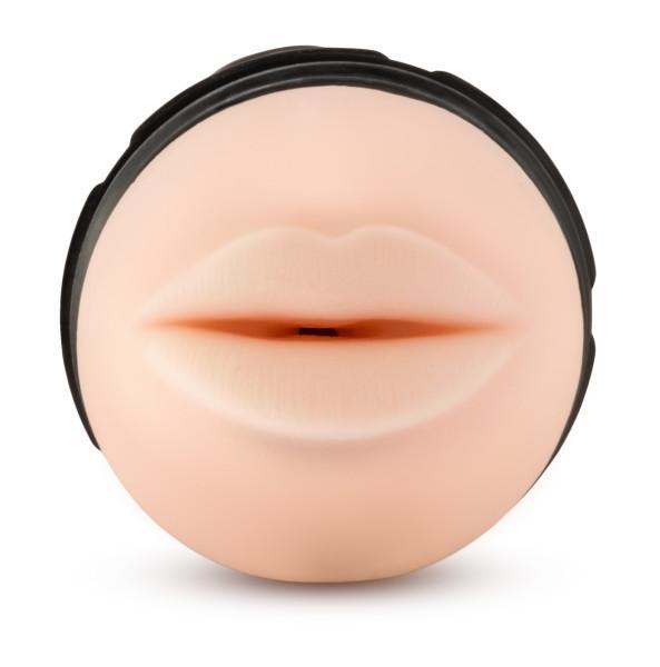 M For Men The Torch Luscious Lips Beige Stroker - Men's Toys - www.Coyha.com