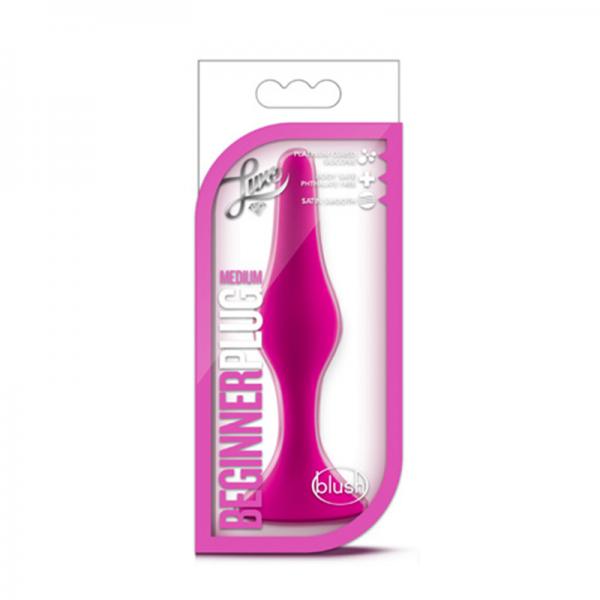 Luxe - Beginner Plug Medium - Pink - Anal Toys - www.Coyha.com