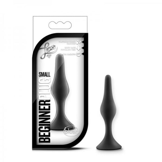 Luxe - Beginner Plug Small - Black - Anal Toys - www.Coyha.com