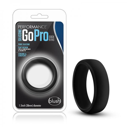 Performance - Silicone Go Pro Cock Ring - Black - Men's Toys - www.Coyha.com