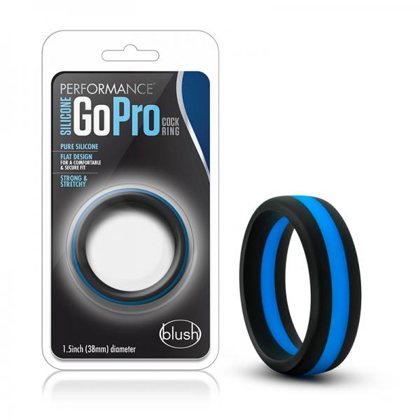 Performance - Silicone Go Pro Cock Ring - Black/indigo/black - Men's Toys - www.Coyha.com