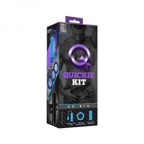 Quickie Kit - Go Big - Blue - Men's Toys - www.Coyha.com