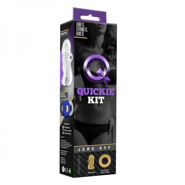 Quickie Kit - Jerk Off - Clear - Men's Toys - www.Coyha.com