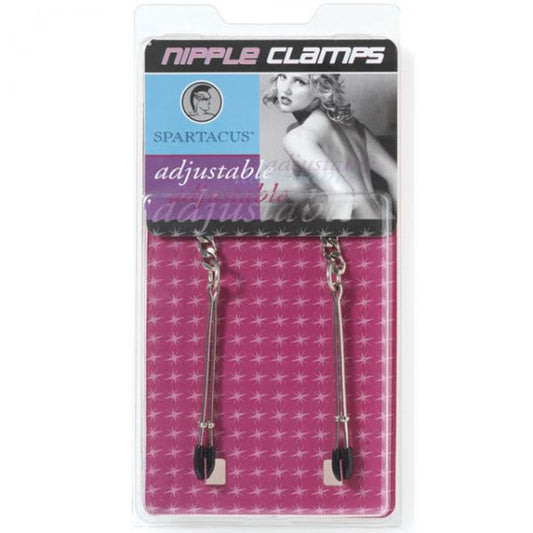 Spartacus Adjustable Tweezer Nipple Clamps - Bondage - www.Coyha.com