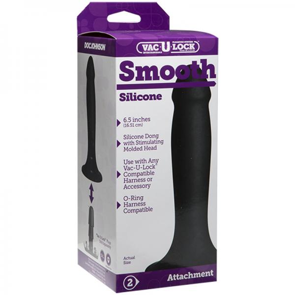 Vac-U-Lock Smooth Silicone Dong - Dildos - www.Coyha.com