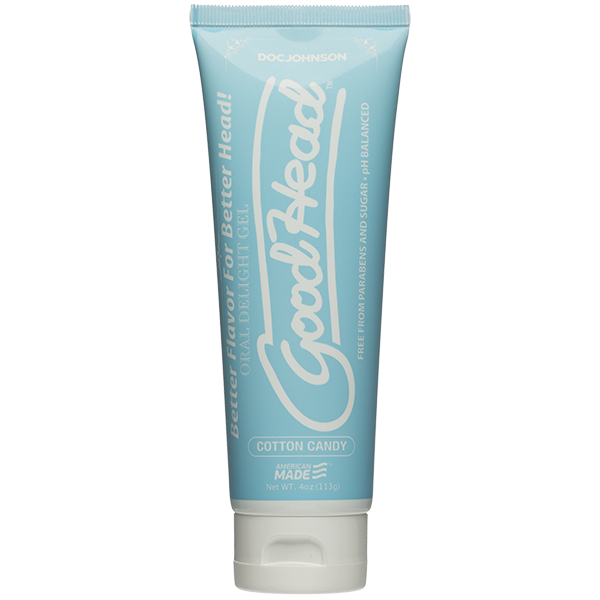 Goodhead Oral Delight Gel Cotton Candy Tube 4 fluid ounces - Lubes & Lotions - www.Coyha.com