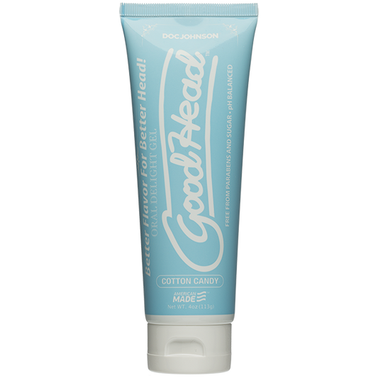 Goodhead Oral Delight Gel Cotton Candy Tube 4 fluid ounces - Lubes & Lotions - www.Coyha.com