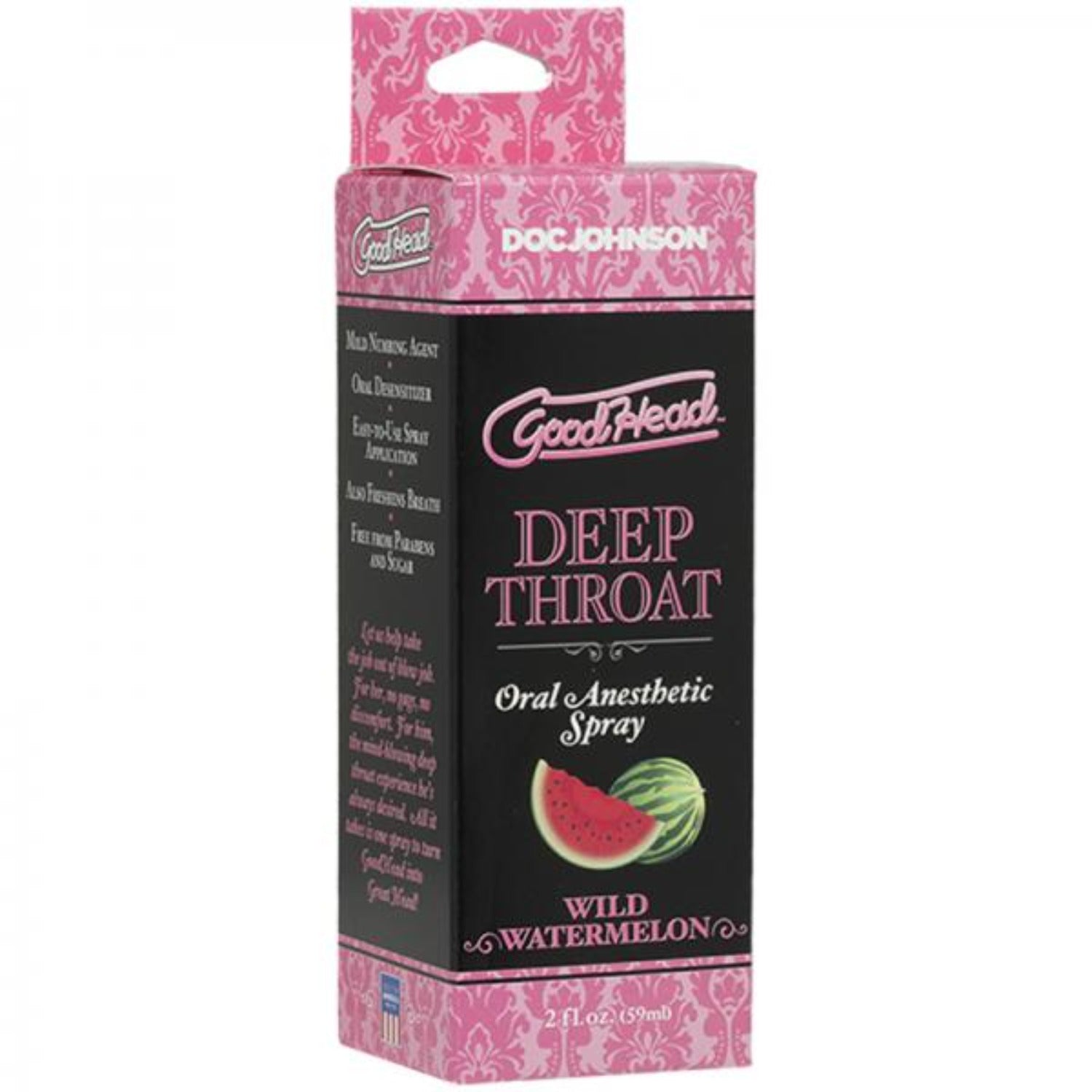 Goodhead Deep Throat Spray Wild Watermelon 2oz - Lubes & Lotions - www.Coyha.com