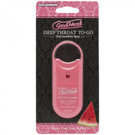 Goodhead Deep Throat Spray To-go Wild Watermelon .33 Oz. - Lubes & Lotions - www.Coyha.com