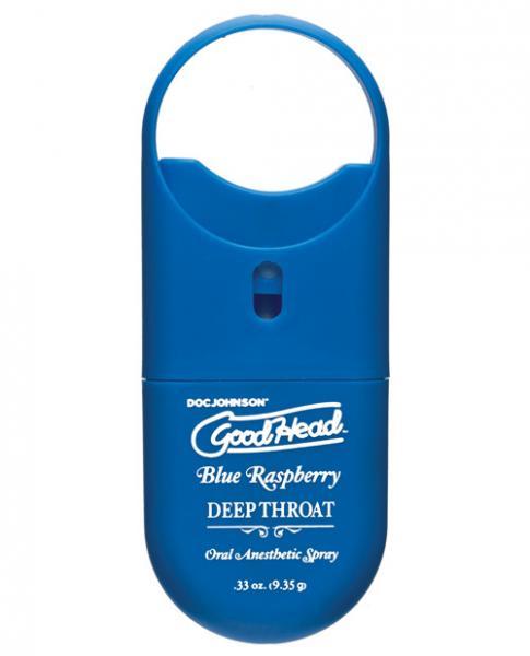 Goodhead Deep Throat Spray To Go Blue Raspberry .33oz - Lubes & Lotions - www.Coyha.com