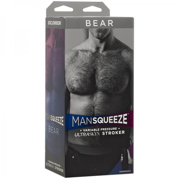 Man Squeeze Bear Ass Francois Sagat Beige Stroker - Men's Toys - www.Coyha.com