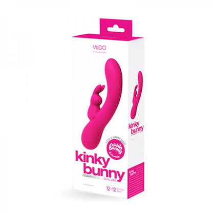 Kinky Bunny Plus Rechargeable Pink Rabbit Vibrator - Vibrators - www.Coyha.com