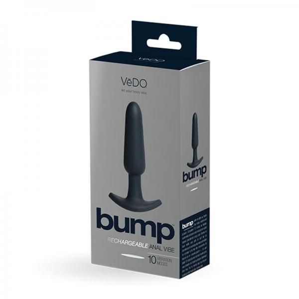 Vedo Bump Rechargeable Anal Vibe - Just Black - Anal Toys - www.Coyha.com