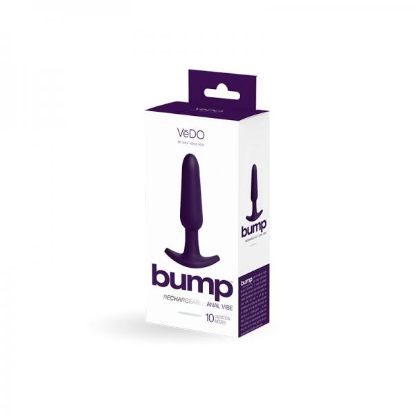 Vedo Bump Rechargeable Anal Vibe - Deep Purple - Vibrators - www.Coyha.com