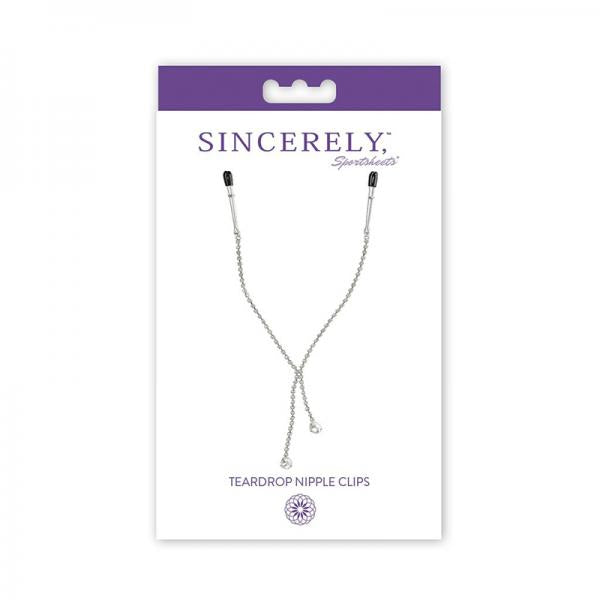 Sincerely, Ss Teardrop Nipple Clips - Bondage - www.Coyha.com