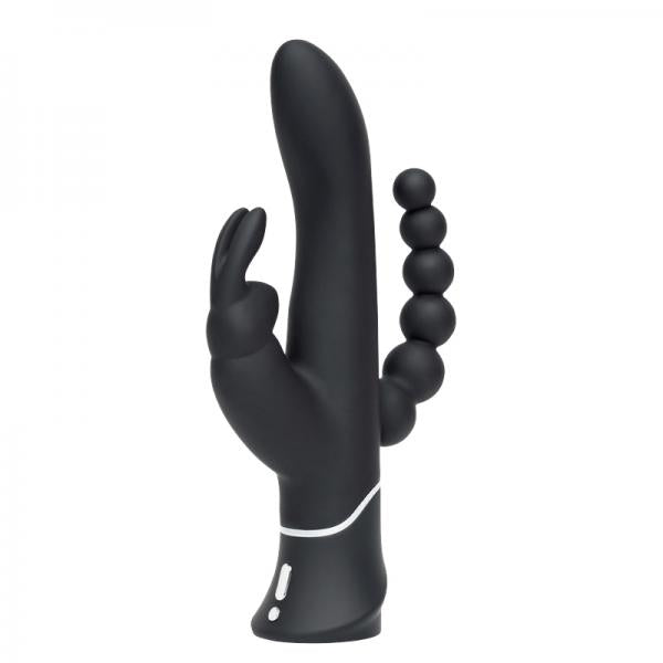 Happy Rabbit Triple Curve Black Vibrator - Vibrators - www.Coyha.com