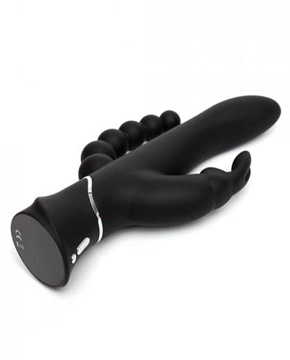 Happy Rabbit Triple Curve Black Vibrator - Vibrators - www.Coyha.com