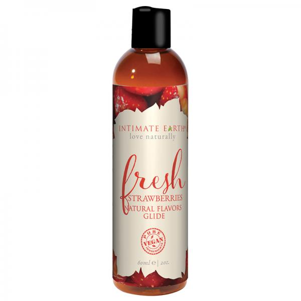 Intimate Earth Fresh Strawberries Pleasure Glide 60ml - Lubes & Lotions - www.Coyha.com