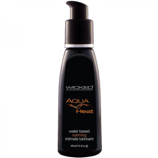 Wicked Aqua Heat Water Based Warming Lubricant 4oz - Lubes & Lotions - www.Coyha.com