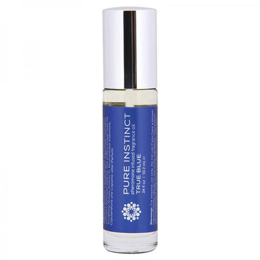 Pure Instinct Pheromone Fragrance Oil True Blue Roll On 0.34oz - Lubes & Lotions - www.Coyha.com