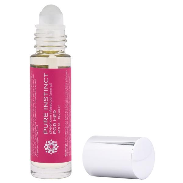 Pure Instinct Pheromone Perfume Oil For Her Roll On 0.34oz - Lubes & Lotions - www.Coyha.com