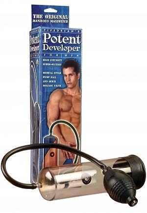 Potent Developer Clear Penis Pump - Men's Toys - www.Coyha.com