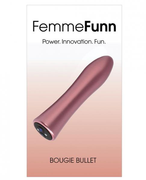 Femmefunn Bougie Bullet Vibrator Rose Gold - Vibrators - www.Coyha.com