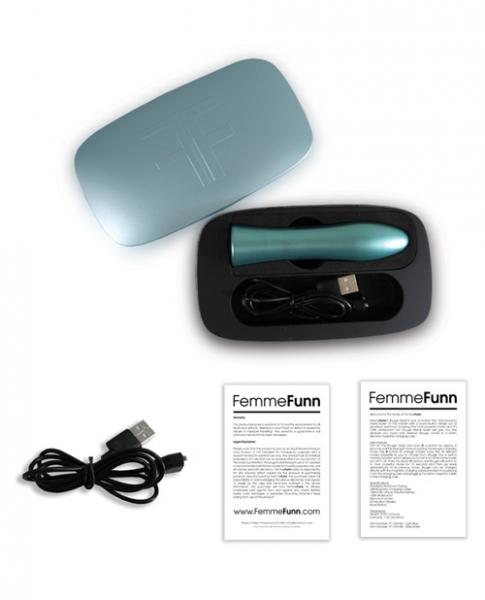 Femmefunn Bougie Bullet Vibrator Light Blue - Vibrators - www.Coyha.com