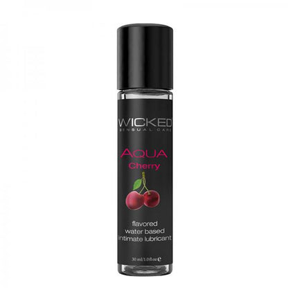 Wicked Aqua Flavored Lubricant Cherry 1oz - Lubes & Lotions - www.Coyha.com