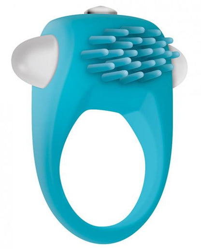 The Teal Tickler Vibrating Cock Ring - Men's Toys - www.Coyha.com