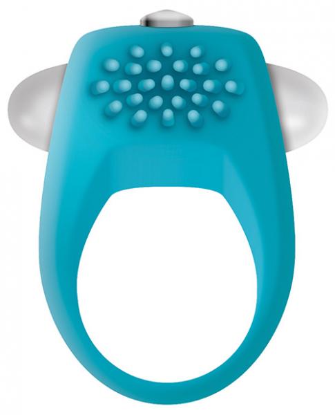 The Teal Tickler Vibrating Cock Ring - Men's Toys - www.Coyha.com