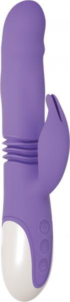 Thick & Thrust Bunny Purple Rabbit Vibrator - Vibrators - www.Coyha.com