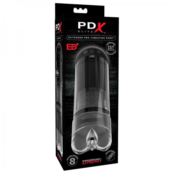 PDX Elite Extender Pro Vibrating Penis Pump - Men's Toys - www.Coyha.com