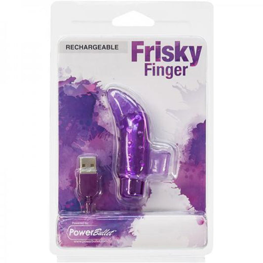 Frisky Finger Rechargeable Purple - Vibrators - www.Coyha.com