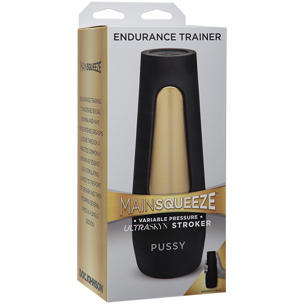 Main Squeeze Endurance Trainer Stroker Pussy Beige - Men's Toys - www.Coyha.com