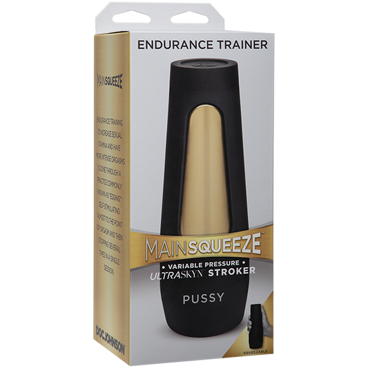 Main Squeeze Endurance Trainer Stroker Pussy Beige - Men's Toys - www.Coyha.com