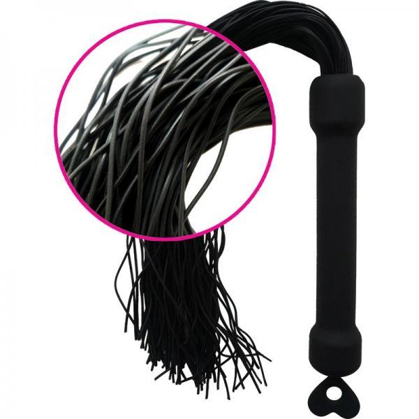 Whip It Black Pleasure Whip With Tassels - Bondage - www.Coyha.com