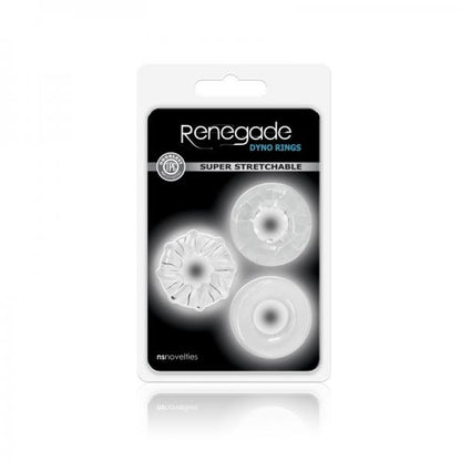 Renegade Dyno Rings Clear 3 Pack - Men's Toys - www.Coyha.com