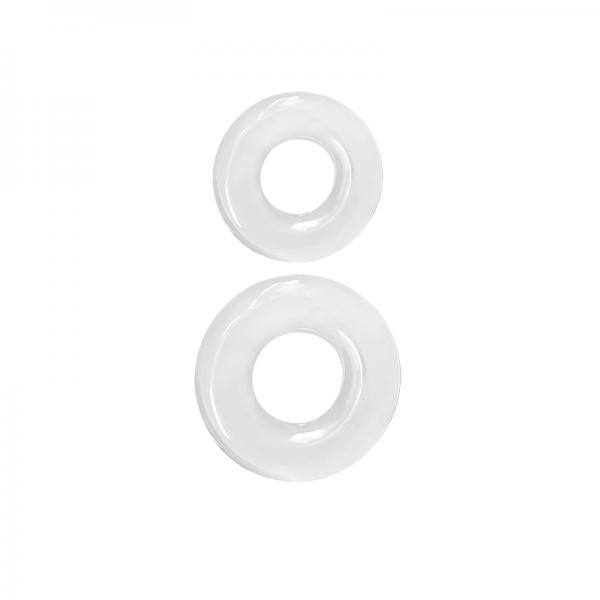 Renegade Double Stack Clear Cock Rings - Men's Toys - www.Coyha.com