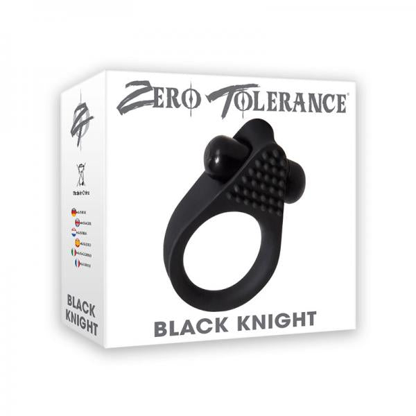 Zt The Black Knight Vibrating Cock Ring - Men's Toys - www.Coyha.com