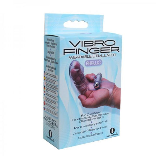 Vibrofinger Phallic Finger Massager Purple - Vibrators - www.Coyha.com