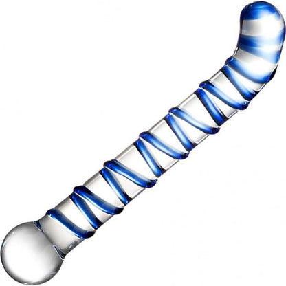 Mr. Swirl 6.5in Glass Glass Dildo - Dildos - www.Coyha.com