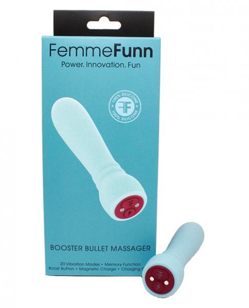 Femmefunn Booster Bullet Vibrator Light Blue - Vibrators - www.Coyha.com