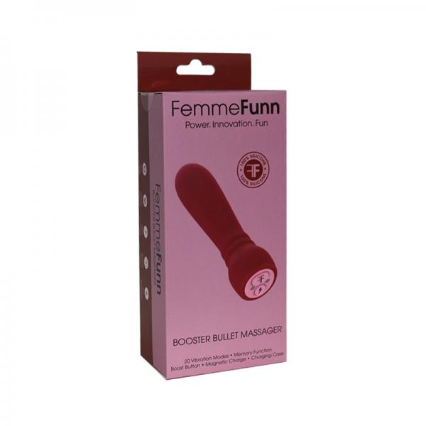 Femmefunn Booster Bullet Vibrator Maroon Brownish Red - Vibrators - www.Coyha.com