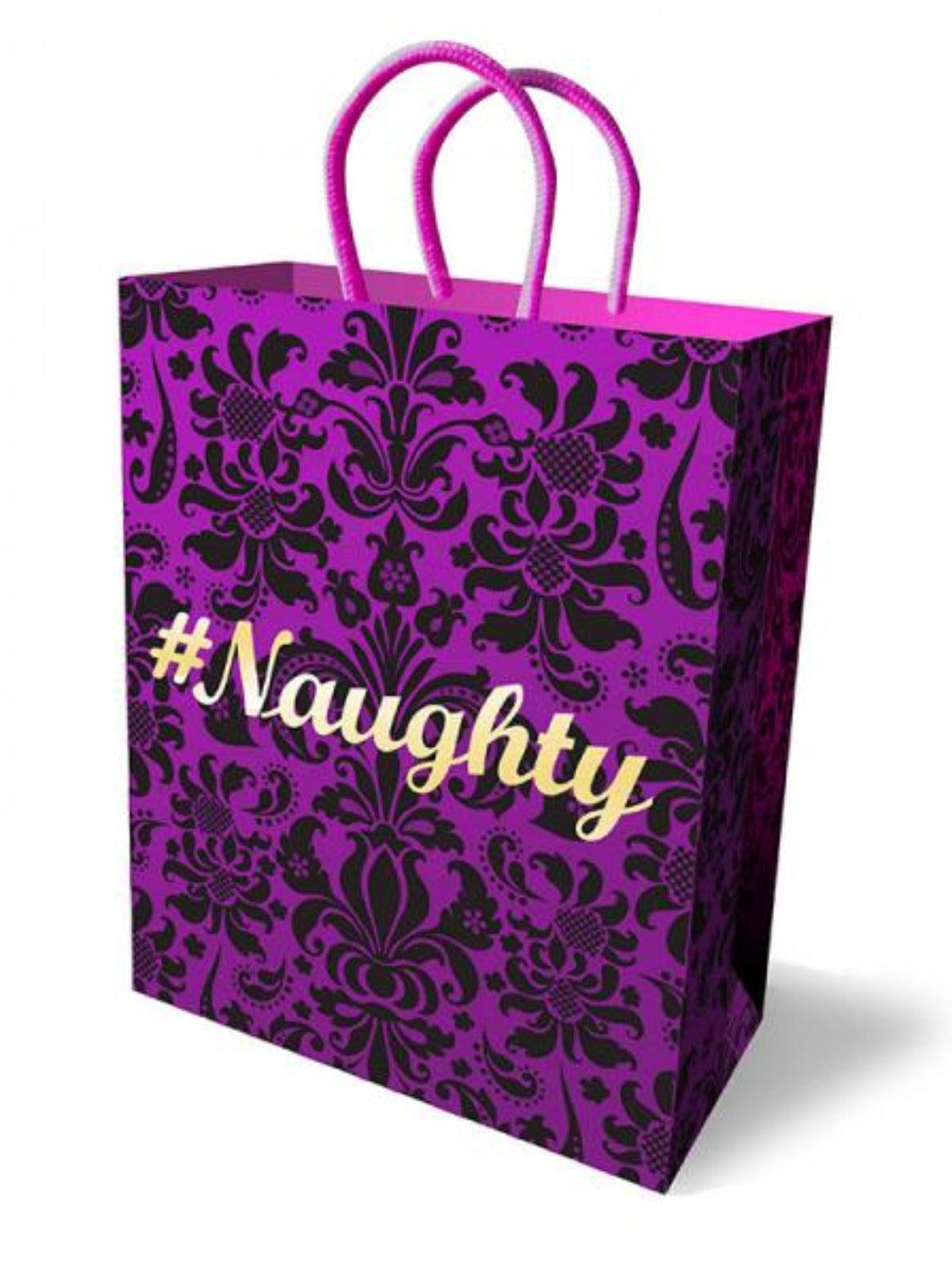 Naughty Gift Bag Purple 10 inches - Extras - www.Coyha.com