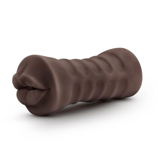 Hot Chocolate Renee Brown Mouth Stroker - Men's Toys - www.Coyha.com